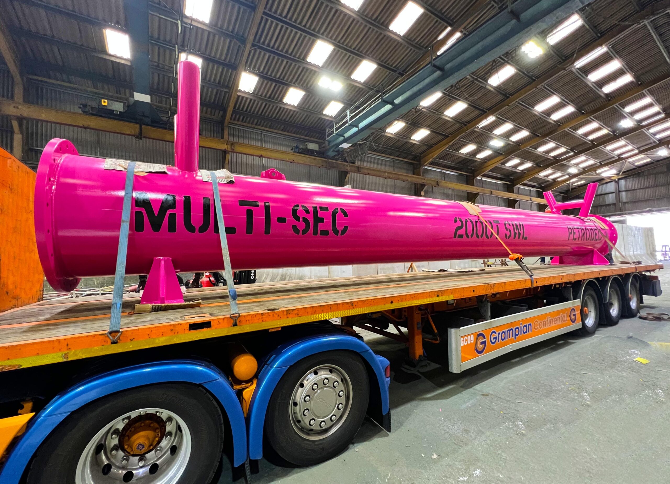 Multisec lifting beam prepared for a heavy lifting project