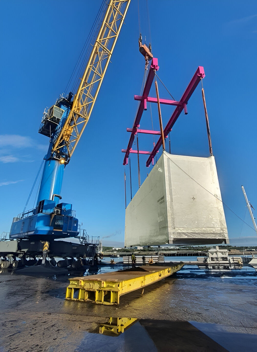 Multisec Adjustable Lifting Frame in operation