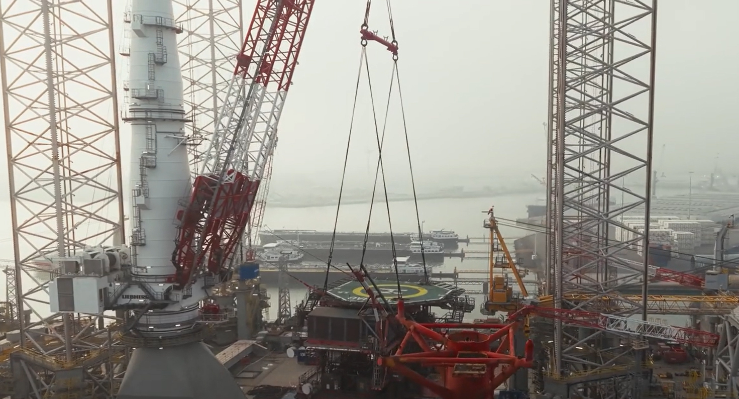 Multisec modular spreader beams used in offshore wind lifting operations